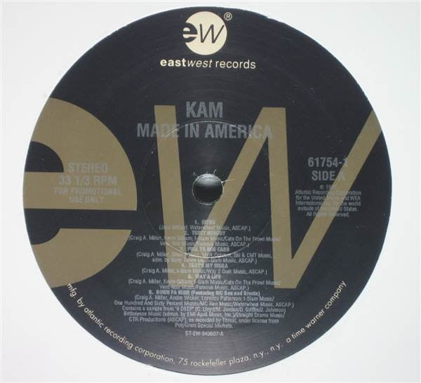 Kam (2) : Made In America (LP, Album, Promo)