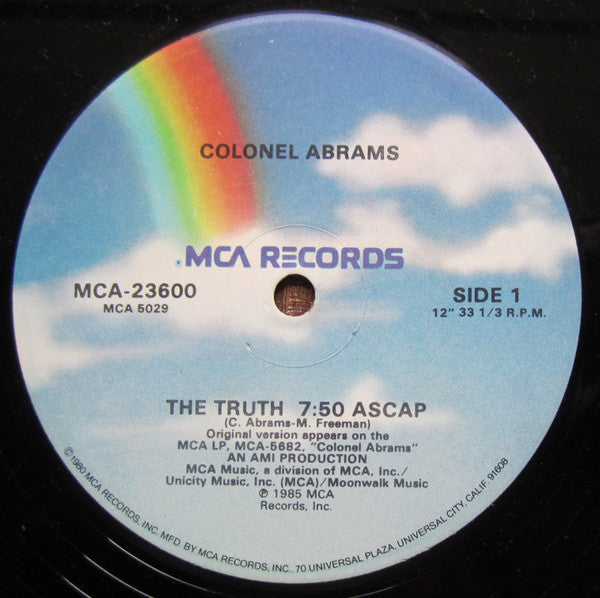 Colonel Abrams : The Truth (12", Pic)