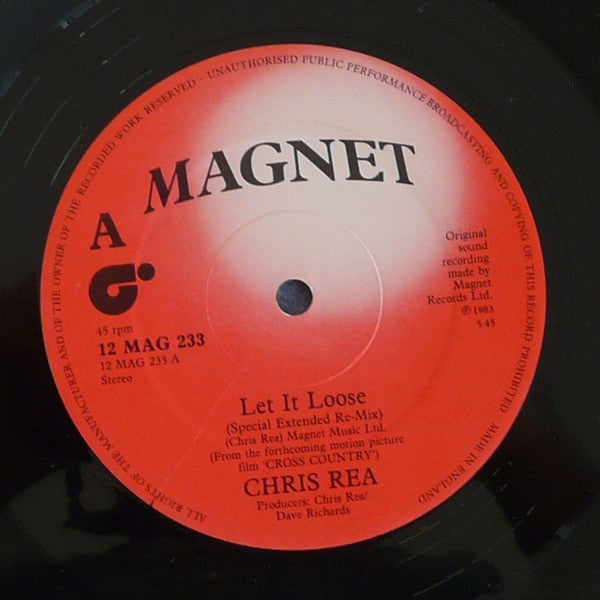 Chris Rea : Let It Loose (12", Single)