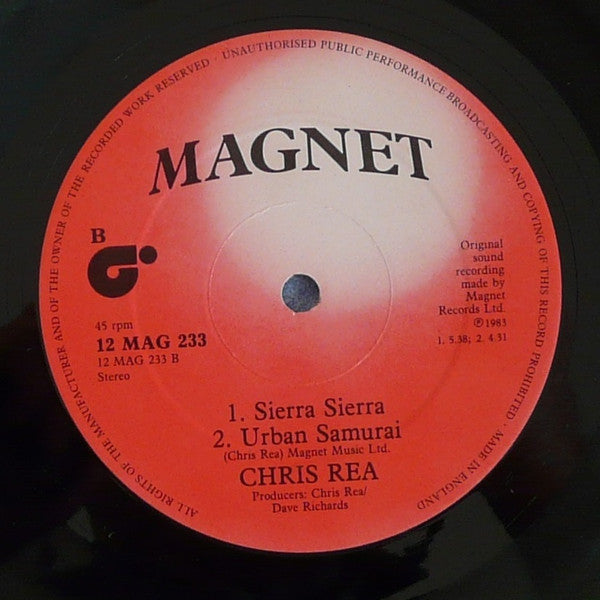 Chris Rea : Let It Loose (12", Single)