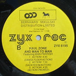 Paul Zone And Man To Man* Featuring Man Parrish : Male Stripper / Action! (12", Single)