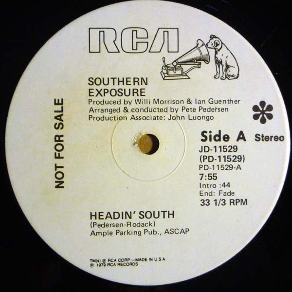 Southern Exposure : Headin' South (12", Promo)