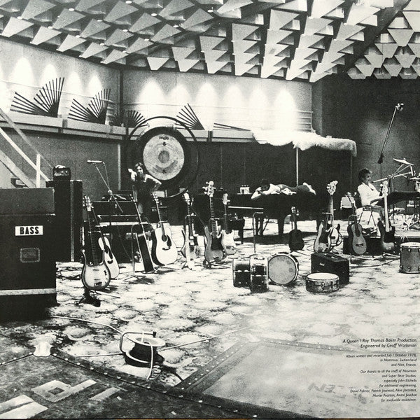 Queen : Jazz (LP, Album, Ltd, RE, RM, Pin)