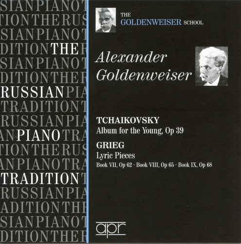 the album cover for Alexander Goldenweiser - Russian Piano Tradition