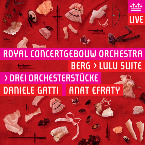 the album cover for Anat Efraty - Lulu Suite Drei Orchesterstucke