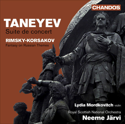 the album cover for Lydia Mordkovitch - Suite de Concert / Fantasy on Russian Themes