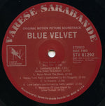 Angelo Badalamenti : Blue Velvet (Original Motion Picture Soundtrack) (LP, Album)