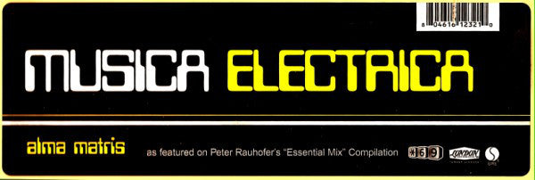 Alma Matris : Musica Electrica / Rumore Chimico (12")