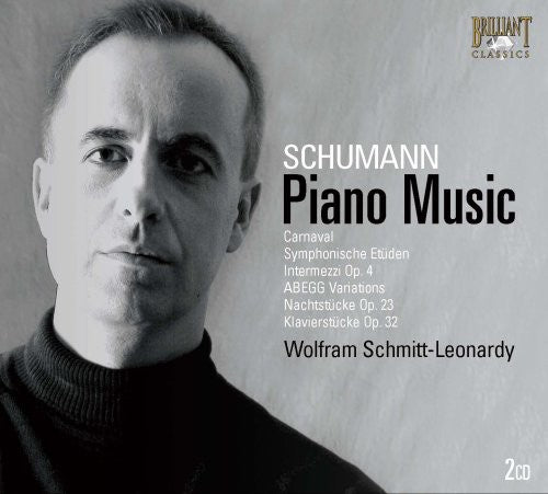 the album cover for R. SCHUMANN - Piano Music