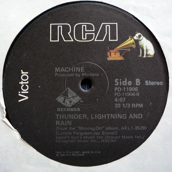 Machine : Power And Reason / Thunder, Lightning And Rain (12")