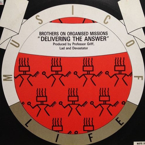 Brothers On Organised Missions : Delivering The Answer (12")
