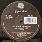 Joyce Sims : Take Caution With My Heart (12", Single)