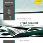the album cover for F. SCHUBERT - Piano Works 2