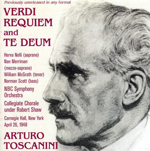the album cover for G. Verdi - Toscanini Conducts Verdi Requiem