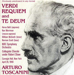 the album cover for G. Verdi - Toscanini Conducts Verdi Requiem