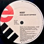Moby : Bring Back My Happiness (12", Promo)