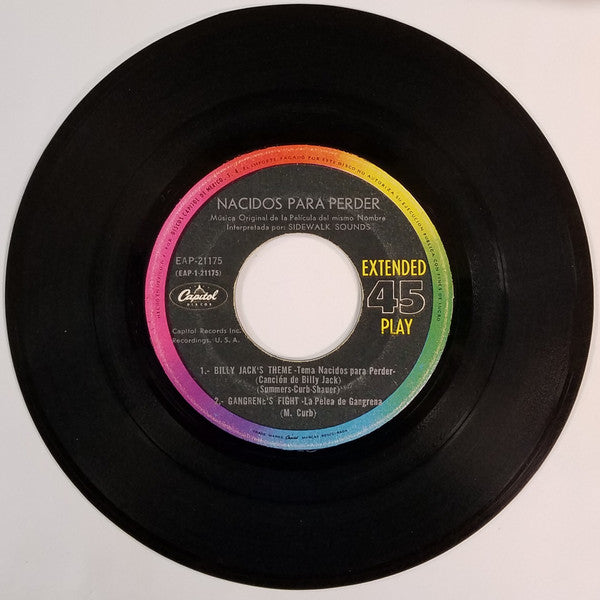 The Sidewalk Sounds : Nacidos Para Perder - Musica Original de la Pelicula (7", EP)