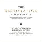 the album cover for BYU Combined Choirs - Restoration