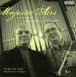 the album cover for David Brown - Majestic Airs: Festive Music
