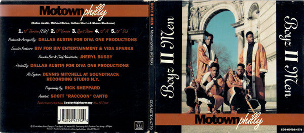 Boyz II Men : Motownphilly (Remix) (CD, Maxi)