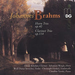 the album cover for J. BRAHMS - Horn Trio in E-Flat Op. 40/CL