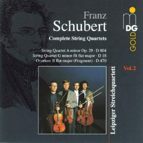 the album cover for F. SCHUBERT - String Quartets 2