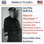 the album cover for Royal Artillery Band - Music for Wind Band 7
