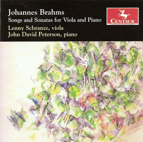 the album cover for J. BRAHMS - Songs & Sonatas for Viola & Piano