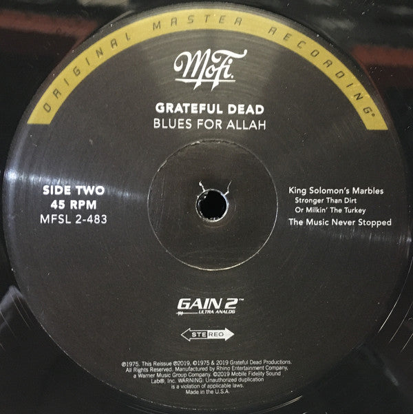 Grateful Dead* : Blues For Allah (2x12", Album, Ltd, Num, RE, RM, 180)