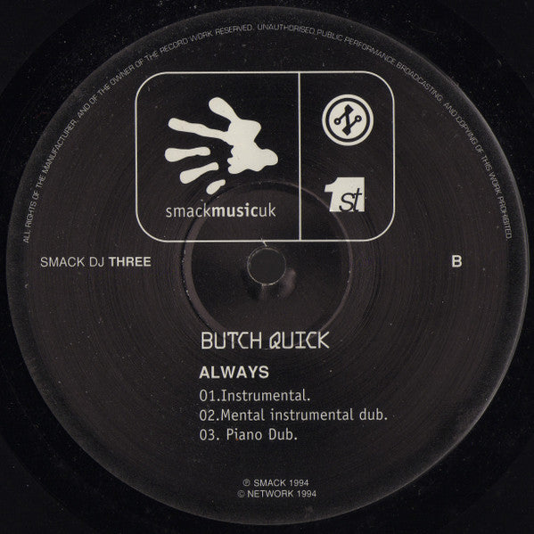 Butch Quick : Always (12")