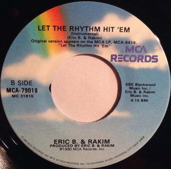 Eric B. & Rakim : Let The Rhythm Hit 'Em (7")