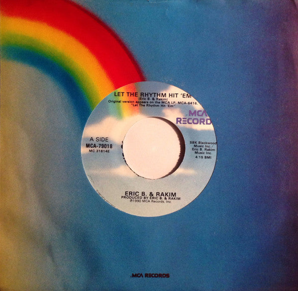 Eric B. & Rakim : Let The Rhythm Hit 'Em (7")