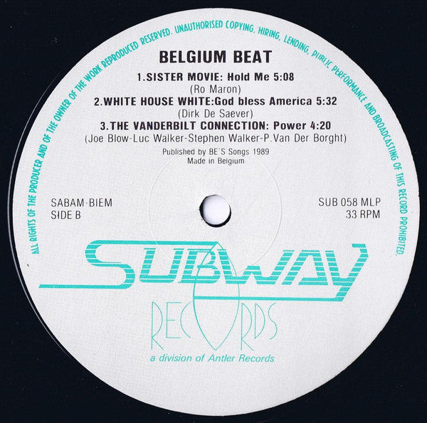 Various : Belgian Beat - 1st Six-Pack (LP, Comp)