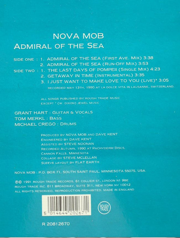 Nova Mob : Admiral Of The Sea (12")