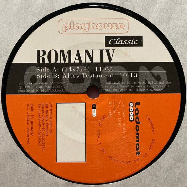 Roman IV : (14x7x4) / Altes Testament (12", RE)