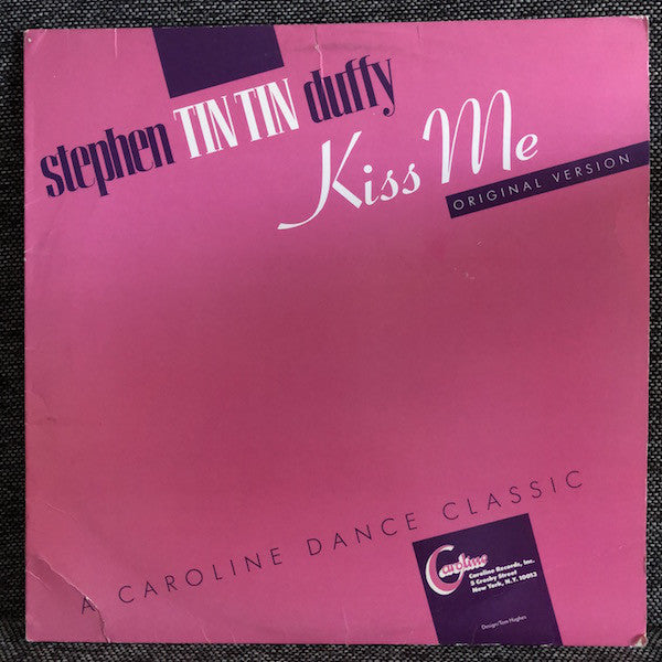 Stephen Tin Tin Duffy* : Kiss Me(12", Blu)
