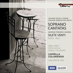 the album cover for Handel/Hasse/Bach - Soprano Cantatas