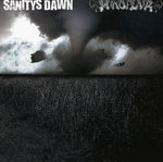 the album cover for Sanitys Dawn - Split