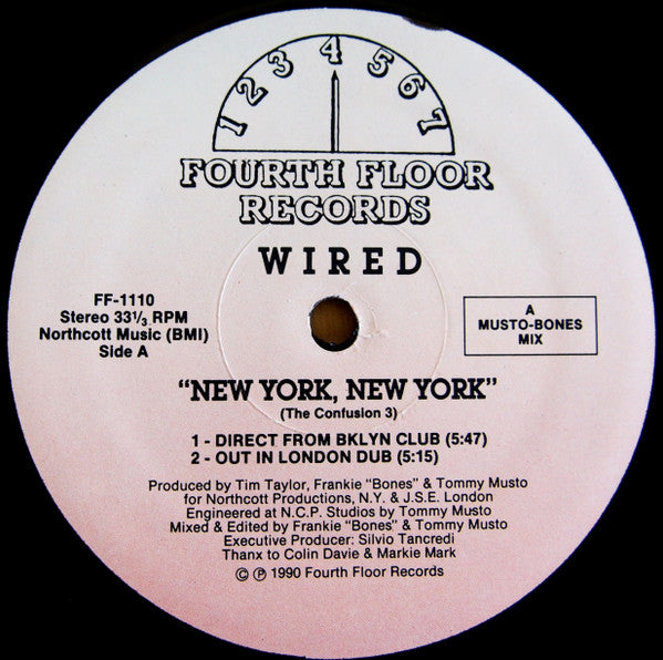 Wired (3) : New York, New York (12")