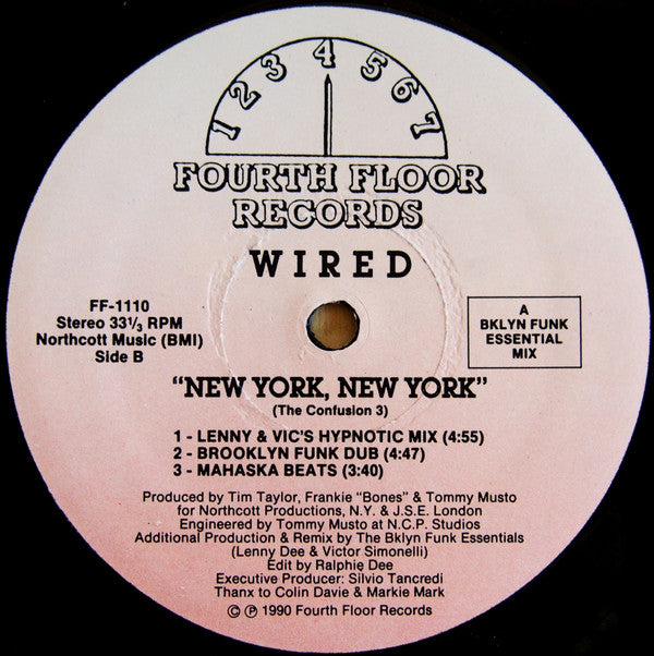 Wired (3) : New York, New York (12")