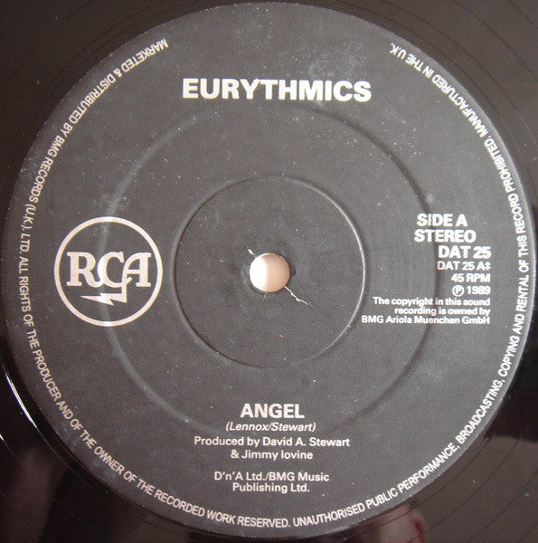 Eurythmics : Angel / Sweet Dreams Nightmare Mix (12")