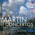 the album cover for F. MARTIN - Concetos: Polyptique / Passacaille / Concerto for