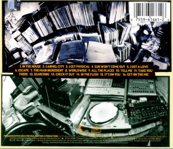 Pete Rock & C.L. Smooth : The Main Ingredient (CD, Album, SRC)