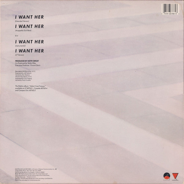 Keith Sweat : I Want Her (12", All)