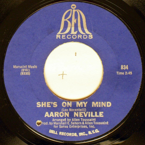 Aaron Neville : All These Things / She's On My Mind (7")