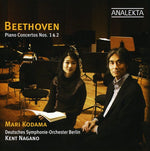 the album cover for L.V. Beethoven - Piano Concerto 1 & 2