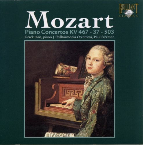 the album cover for W.A. Mozart - Piano Concertos 1: 21 Elvira Madigan & 25