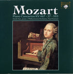the album cover for W.A. Mozart - Piano Concertos 1: 21 Elvira Madigan & 25