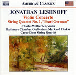 Charles Wetherbee - Violin Concerto / String Quartet No. 1 (CD)