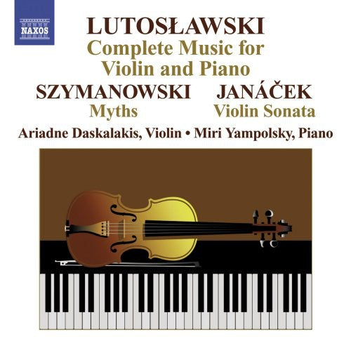 the album cover for Ariadne Daskalakis - Complete Works for Violin & Piano